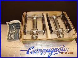 Nos Vintage Campagnolo Super Record Chrome Plated Steel Track Pedal Set # 1038/a