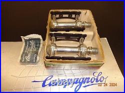 Nos Vintage Campagnolo Super Record Chrome Plated Steel Track Pedal Set # 1038/a