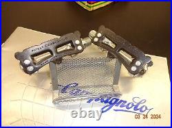 Nos Vintage Campagnolo Super Record Chrome Plated Steel Track Pedal Set # 1038/a