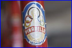 PINARELLO, CAMPAGNOLO SUPER RECORD equipped, COLUMBUS SL vintage Roadbike, Eroica
