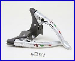 ROSSIN CAMPAGNOLO NUOVO SUPER RECORD PANTO BRAKE LEVERS 80s DRILLED VINTAGE OLD