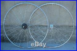 ROUES VINTAGE-CAMPAGNOLO RECORD- SUPER CHAMPION MEDAILLE D'OR ATOM -32 Rayons