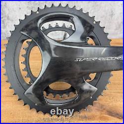 Ridden Once! Campagnolo Super Record 12 WRL 172.5mm 48/32t Carbon Crankset 625g