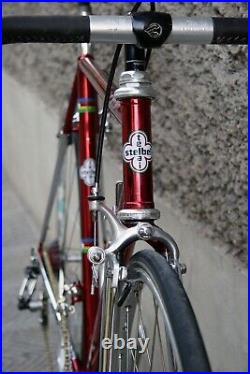 Stelbel integrale cromovelato red campagnolo super record steel bike vintage