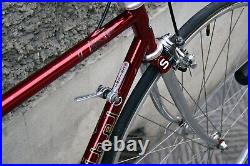 Stelbel integrale cromovelato red campagnolo super record steel bike vintage