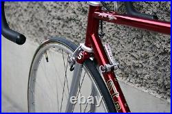 Stelbel integrale cromovelato red campagnolo super record steel bike vintage