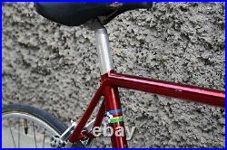 Stelbel integrale cromovelato red campagnolo super record steel bike vintage