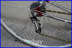 Stelbel integrale cromovelato red campagnolo super record steel bike vintage