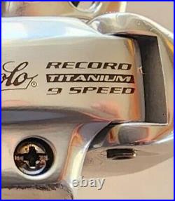 Super Rare Campagnolo Record 9s TITANIUM Rear Derailleur