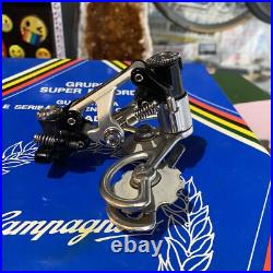 VINTAGE 1980's CAMPAGNOLO SUPER RECORD REAR DERAILLEUR NO-DATE NOS CLEAN CAMPY
