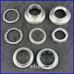 VINTAGE Campagnolo Super Record Headset 25.4 x 24F 1 Threaded Alloy EXCELLENT