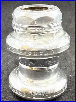 VINTAGE Campagnolo Super Record Headset 25.4 x 24F 1 Threaded Alloy EXCELLENT