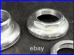 VINTAGE Campagnolo Super Record Headset 25.4 x 24F 1 Threaded Alloy EXCELLENT