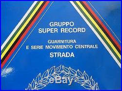 Very Rare! Campagnolo Super Record Strada Mexico crankset NOS