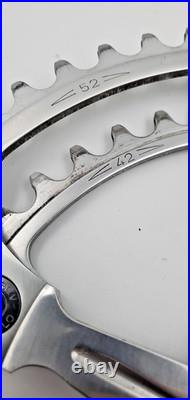 Vintage 1049/A Campagnolo Super Record Crankset 170mm 52-42