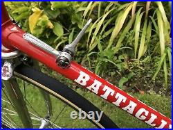 Vintage 1982 Battaglin Campagnolo Model 57cm Road Bicycle Columbus Super Record