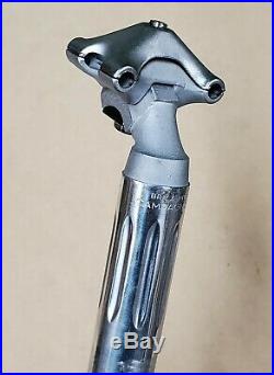 Vintage 27.2 mm Campagnolo 4051/1 Super Record Fluted Campy Seat Post Seatpost