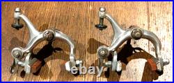 Vintage 80s CAMPAGNOLO SUPER RECORD Recessed Caliper Brakes Front and Rear Italy