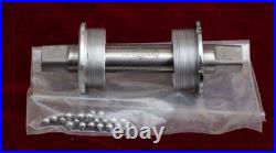 Vintage 80s Campagnolo Super Record titanium bottom bracket English 112 mm long
