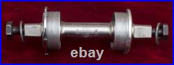 Vintage 80s Campagnolo Super Record titanium bottom bracket English 112 mm long