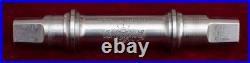 Vintage 80s Campagnolo Super Record titanium bottom bracket English 112 mm long