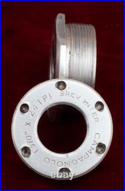 Vintage 80s Campagnolo Super Record titanium bottom bracket English 112 mm long