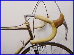Vintage Basso Gold Plated Bike 57cm Campagnolo Super Record Cinelli 1980s