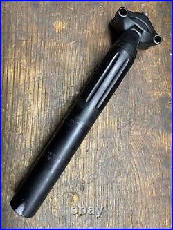 Vintage CAMPAGNOLO Super Record Noir Fluted 27.2mm x 210mm Seatpost L'eroica