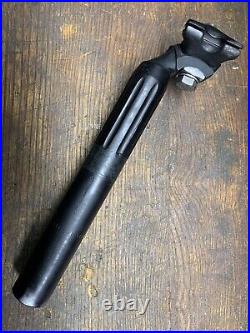 Vintage CAMPAGNOLO Super Record Noir Fluted 27.2mm x 210mm Seatpost L'eroica