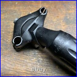 Vintage CAMPAGNOLO Super Record Noir Fluted 27.2mm x 210mm Seatpost L'eroica