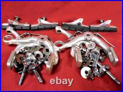 Vintage Campagnolo Nuovo Record Calipers 47 mm Shor Reach with Threaded Long Bolts
