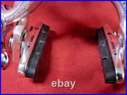 Vintage Campagnolo Nuovo Record Calipers 47 mm Shor Reach with Threaded Long Bolts