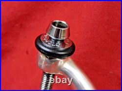 Vintage Campagnolo Nuovo Record Calipers 47 mm Shor Reach with Threaded Long Bolts