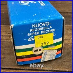 Vintage Campagnolo Nuovo Super Record Seatpost 26.8 mm NOS Campy Brev 26.8mm