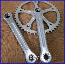 Vintage Campagnolo Super/Nouvo Record Pista Crankset 170MM 47T 144BCD