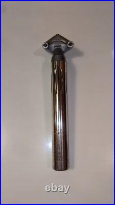 Vintage Campagnolo Super/Nuovo Record 4051/1, 27.2mm 1 Bolt Seat Post, very good