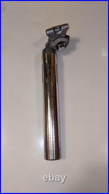Vintage Campagnolo Super/Nuovo Record 4051/1, 27.2mm 1 Bolt Seat Post, very good