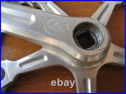 Vintage Campagnolo Super Record Bike Crank Set 170mm 42/52 T