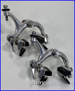 Vintage Campagnolo Super Record Brake Calipers 4061 V2 Script Logo Piccolo Italy