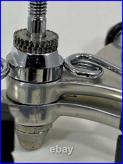 Vintage Campagnolo Super Record Brake Calipers 4061 V2 Script Logo Piccolo Italy