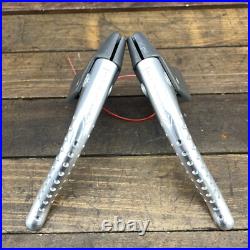 Vintage Campagnolo Super Record Brake Lever Set Drillium Non Aero 70s 80s Shield