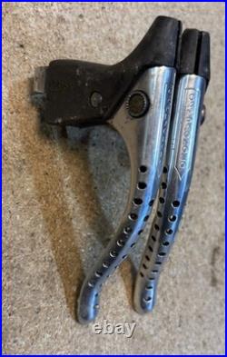 Vintage Campagnolo Super Record Brake Levers Drilled Alloy Italy Road Bike