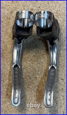 Vintage Campagnolo Super Record Brake Levers Drilled Alloy Italy Road Bike