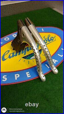 Vintage Campagnolo Super Record Brake Levers Marked & Scratched But Work Well