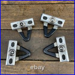 Vintage Campagnolo Super Record Brake Pads Alloy Carrier Shoes Set Campy C2