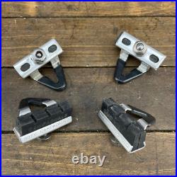 Vintage Campagnolo Super Record Brake Pads Alloy Carrier Shoes Set Campy C2
