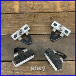 Vintage Campagnolo Super Record Brake Pads Alloy Carrier Shoes Set Campy C2