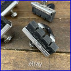 Vintage Campagnolo Super Record Brake Pads Alloy Carrier Shoes Set Campy C2