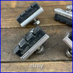 Vintage Campagnolo Super Record Brake Pads Alloy Carrier Shoes Set Campy C2