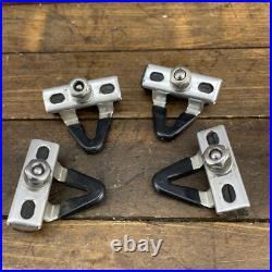 Vintage Campagnolo Super Record Brake Pads Alloy Carrier Shoes Set Campy C2